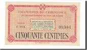 Frankreich 50 Centimes Geldschein, Clermont-Ferrand, UNZ, Pirot:103-1 -