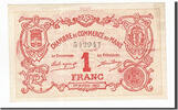 Frankreich 1 Franc Geldschein, Le Mans, VZ, Pirot:69-12 -