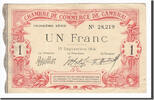 Frankreich 1 Franc Geldschein, Cambrai, SS+, Pirot:37-21 -