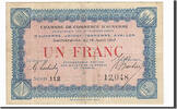 Frankreich 1 Franc Geldschein, Auxerre, VZ, Pirot:17-17 -