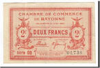 Frankreich 2 Francs Geldschein, Bayonne, SS+, Pirot:21-68 -
