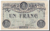Frankreich 1 Franc Geldschein, Laval, SS, Pirot:67-2 -