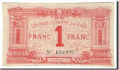 Frankreich 1 Franc Geldschein, Agen, SS+, Pirot:2-3 -