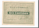 Frankreich 50 Centimes Geldschein, Epernay, UNZ-, Pirot:51-15 -