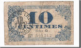 Frankreich 10 Centimes Geldschein, Lille, S+, Pirot:59-1657 -
