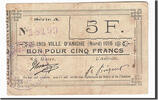 Frankreich 5 Francs Geldschein, Aniche, SS, Pirot:59-53 -