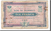 Frankreich 10 Francs Geldschein, Croix et Wasquehal, SGE+, Pirot:59-614 -