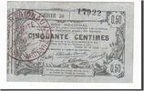 Frankreich 50 Centimes Geldschein, Laon, SS+, Pirot:02-1308 -