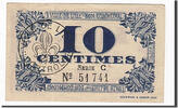 Frankreich 10 Centimes Geldschein, Lille, VZ, Pirot:59-1632 -