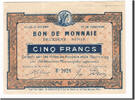 Frankreich 5 Francs Geldschein, Roubaix et Tourcoing, UNZ, Pirot:59-2060 -