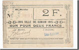Frankreich 2 Francs Geldschein, Somain, SS, Pirot:59-2413 -