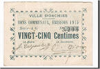 Frankreich 25 Centimes Geldschein, Orchies, VZ, Pirot:59-1896 -