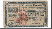 Frankreich 50 Centimes Geldschein, Carvin, S+, Pirot:62-247 -