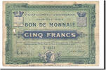 Frankreich 5 Francs Geldschein, Croix et Wasquehal, S+, Pirot:59-611 -