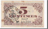 Frankreich 5 Centimes Geldschein, Lille, SS, Pirot:59-1656 -