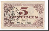 Frankreich 5 Centimes Geldschein, Lille, VZ+, Pirot:59-1656 -