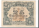 Frankreich 25 Centimes Geldschein, Lille, SS+, Pirot:59-1596 -