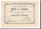 Frankreich 50 Centimes Geldschein, Mayenne, VZ, Pirot:53-02 -