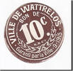 Frankreich 10 Centimes Geldschein, Wattrelos, UNZ, Pirot:59-3270 -