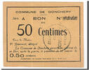 Frankreich 50 Centimes Geldschein, Donchery, VZ, Pirot:08-115 -