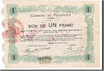 Frankreich 1 Franc Geldschein, Feignies, S+ -