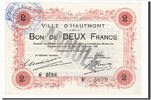 Frankreich 2 Francs Geldschein, Hautmont, UNZ, Pirot:59-1300 -