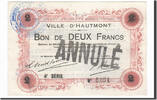 Frankreich 2 Francs Geldschein, Hautmont, SS+, Pirot:59-1300 -