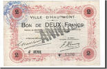Frankreich 2 Francs Geldschein, Hautmont, S+, Pirot:59-1300 -