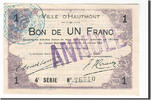 Frankreich 1 Franc Geldschein, Hautmont, VZ, Pirot:59-1298 -