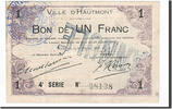 Frankreich 1 Franc Geldschein, Hautmont, S+, Pirot:59-1298 -