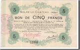 Frankreich 5 Francs Geldschein, Solre-le-Château, UNZ-, Pirot:59-2375 -