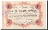 Frankreich 2 Francs Geldschein, Solre-le-Château, SS+, Pirot:59-2373 -