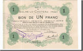 Frankreich 1 Franc Geldschein, Solre-le-Château, VZ+, Pirot:59-2372 -