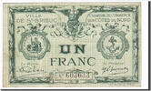 Frankreich 1 Franc Geldschein, Saint-Brieuc, SS+, Pirot:111-12 -