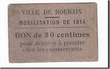 Frankreich 50 Centimes Geldschein, Roubaix, SS, Pirot:59-3171 -