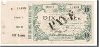 Frankreich 10 Francs Geldschein, Fourmies, VZ, Pirot:59-1136 -