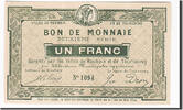 Frankreich 1 Franc Geldschein, Roubaix et Tourcoing, UNZ, Pirot:59-2058 -