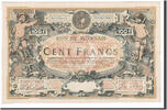 Frankreich 100 Francs Geldschein, Roubaix et Tourcoing, UNZ -