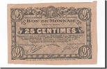 Frankreich 25 Centimes Geldschein, Roubaix et Tourcoing, SS -