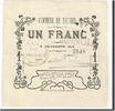 Frankreich 1 Franc Geldschein, Rousies, SS+, Pirot:59-2234 -
