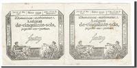 Frankreich 50 Sols Geldschein, Saussay, 1793-05-23, SS+, KM:A70b -