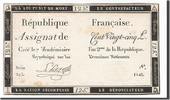 Frankreich 125 Livres Geldschein, Lepetit, 1793-09-28, SS, KM:A74 -