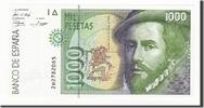 Spanien 1000 Pesetas Geldschein, Undated, KM:163, UNZ -