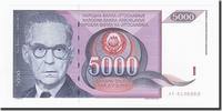Jugoslawien 5000 Dinara Geldschein, KM:111, UNZ -