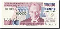 Türkei 1,000,000 Lira Geldschein, Undated, KM:209, UNZ- -