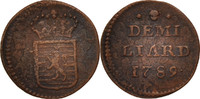Luxemburg 1/2 Liard Münze, Joseph II, Brussels, SS, Kupfer, KM:10 -
