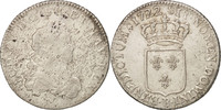 Frankreich 1/3 Ecu Münze, Louis XV, 1/3 Écu de France, Rouen, S -
