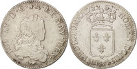 Frankreich 1/3 Ecu Münze, Louis XV, 1/3 Écu de France, Paris, S+ -