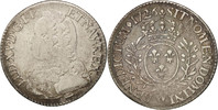 Frankreich 24 Sols, 1/5 ECU Münze, Louis XV, 1/5 Écu aux branches d'olivier -