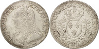 Frankreich 24 Sols, 1/5 ECU Münze, Louis XV, 1/5 Écu aux branches d'olivier -